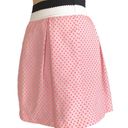 Esley  Mini Skirt Pink 3D Polka Dots Pleated Retro Tennis Prep Twee Size Small Photo 1