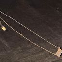 American Eagle Y2K  Yellow Citrine Crystal Triangle Necklace Photo 6