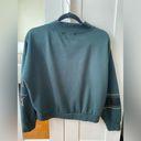 Vintage Havana Green & Black Surfwash Quarter Zip w/ Faux Leather Applique Photo 4