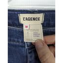 L'Agence  Sada Crop Slim Jeans Toledo Wash Raw Hem Fringed Size 30 Photo 3