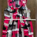 Alfani  Cowl Neck Tunic or Mini in Hot Pink, Black & White Photo 6