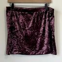 Abound NEW  by Nordstrom Velvet Pull-on Mini Skirt with Slit - XL Photo 1