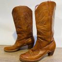 Vintage handmade women’s embroidered cowboy boots size/8.5 Photo 3