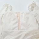 Michael Costello  x REVOLVE Racquel Mini Dress in Ivory Small Photo 4