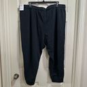 Nike Women’s  Jogger Sweatpants Mid Rise Black Gold Logo Plus Size 3X NWT Photo 4