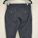 Banana Republic  Women's Chambray Avery Tie Waist Ankle Pants Dark Blue Size 2 Photo 13