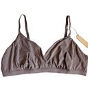 SKIMS Triangle CROSSOVER BRALETTE Size XL Umber Hook and Eye Photo 3