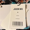 Jason Wu  100% Silk Rose Print Tie Wrap Blouse Size 6 NWT $395 Photo 9