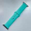 New Turquoise Apple Watch Silicone Sport Band Apple Watch Band Strap 42/44/45mm Blue Photo 7