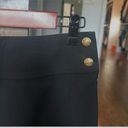 Ralph Lauren  Women's Black Skirt With Gold Tone Buttons Size 2 Photo 4