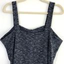 Bobeau New  Square Neck Tank Top Ribbed Knit Marled Navy Blue Photo 7