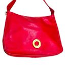 CELINE  Red Lambskin Leather Convertible Crossbody Purse Bag Photo 6