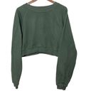 Daily Drills  Cropped Crew Neck Reversible Sweatshirt French Terry Size Small Photo 1