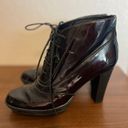 Tod's TOD’s Burgundy Patent Leather Oxford Heels Size 7 Photo 3