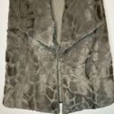 Jack by BB Dakota  Vest Womens Size Small Gray Faux Fur Photo 2