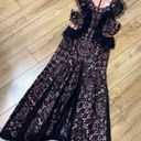 Alexis NWT  Aldridge Lace Midi Dress in Black Size L $594 Photo 3