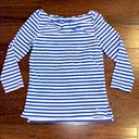 Kate Spade  New York Blue & White Striped Shirt Photo 0