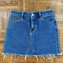 PacSun High-Waisted Medium Wash Denim Skirt Photo 0