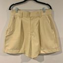 Abercrombie & Fitch  6 Inch Vegan Leather High Waist Shorts Photo 2