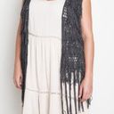 Umgee Sleeveless Fringe Vest Photo 0