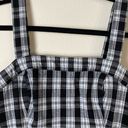 Hollister Size S Plaid Belted Waist Mini Dress Black White Academia Y2K Preppy Photo 3