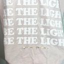 Spiritual Gangster  “Be The Light” Pink Open Back Active Lightweight Tank Top Photo 2