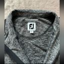 FootJoy  Women’s Jacket Heather Gray Black Full Zip Stretch Active Golf Sz L Photo 3