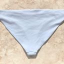 Topshop Pastel Blue Ribbed  Bikini Bottoms Photo 11