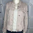 Dear John  Relaxed Annie Distressed Denim Jean Jacket Size Large Photo 0