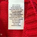 kim rogers  Size Large Red Pullover Crewneck Long Sleeve Penguin Sweater Photo 9