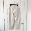 Madewell NEW  The Perfect Vintage Straight Pant Faux Leather Linen Photo 5