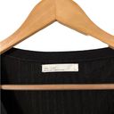 Oak + Fort ✨  Black Ribbed Long Sleeve Knit Cardigan Sweater Photo 4