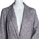 J.Jill  Blazer Womens 10 Marled Purple Tweed Preppy Casual Office Business Work Photo 3