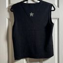 Woolrich NWT  Snowman Novelty Zip Up Christmas Black Vest Womens S Holiday Snow Photo 1