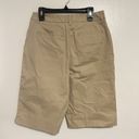 Jones New York  Signature Womens Size 4 Khaki Tan Shorts Long Bermuda Photo 3