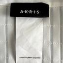 Akris Asymmetric Plisse Pleated Sleeveless White Babydoll Blouse Photo 7