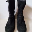 Vero Cuoio Boots Size 10.5 Black Suede Photo 2