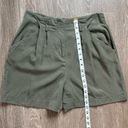 White House | Black Market  Olive Green Trouser Shorts Size 6 Photo 7