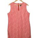 Krass&co Venezia Jeans Clothing  Dress Womens 16 Floral V Neck Sleeveless Tank Red Photo 6