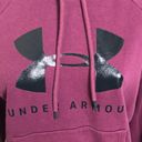 Under Armour  Plum Purple Black Logo Hoodie Photo 1