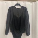 Bodysuit Top Black Size M Photo 5