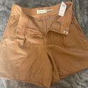 Abercrombie & Fitch NWT  Leather Shorts Photo 0