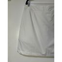 Adidas  Clima Cool White Tennis Skirt  Size 12 EUC Shorts Liner Slits on Side Photo 6