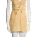 Reformation Yellow Mini Dress Photo 0