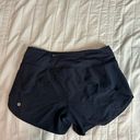 Lululemon Navy Blue Speed Up Short Photo 2