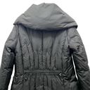 Cole Haan  Premium Down Coat Super Warm Long Black Winter Puffer Women’s Sz Small Photo 6