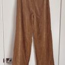 J.Jill  Cognac Soft Corduroy Wide Leg Pants Size 4 Photo 1