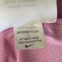 Nike  Dri-Fit Womens Athletic Running Tank Racerback Top Size Large Pink Mesh Photo 4