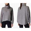 Sweaty Betty Women Restful Boucle Textured Half Zip Pullover Sweatshirt Grey 6 Photo 1