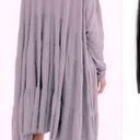 Free People NWOT Rory Oversized Tiered Long Sleeve Scoop Neck Midi Tunic XS Photo 8